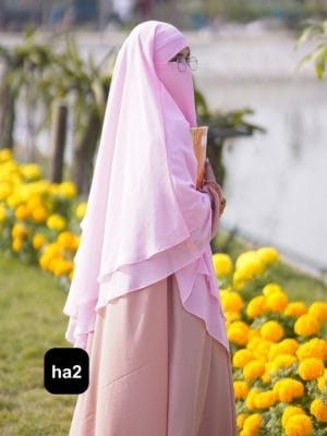 Premium 4-Layer Ready Hijab ha2 - Image 3