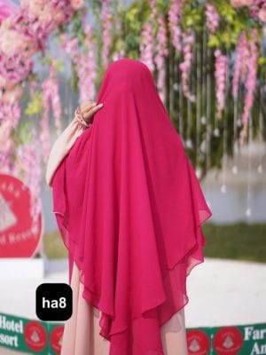 Premium 4-Layer Ready Hijab ha8 - Image 6