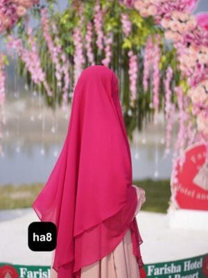 Premium 4-Layer Ready Hijab ha8 - Image 3