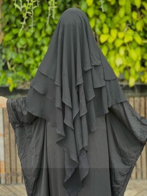 Alternative view of Premium 3-Layer Ready Hijab-he1